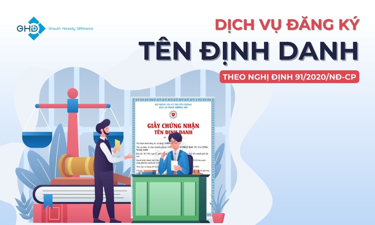 Dịch vụ đăng ký tên định danh theo Nghị định 91/2020/NĐ-CP